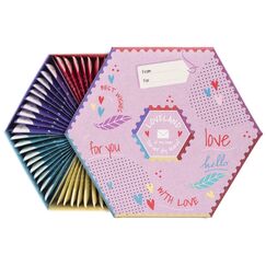 ACORUS | Liebeland Tee set - Natürliche Teeauswahl box mit 6 Geschmacksrichtungen | Rücksichtsvolles Geschenk für Geburtstage | Tee Geschenkset | Große Teebox mit 60 Kräuter Teebeuteln