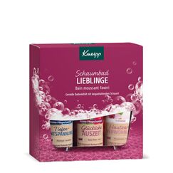 Kneipp Geschenkset Schaumbad Lieblinge - Geschenkpackung mit 3 beliebten Badezusätzen von Kneipp - Enthält 2x Aroma-Pflegeschaumbad & 1x Cremebad je 100ml