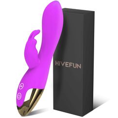 HIVEFUN Dildo Vibration für Frauen Sex Spielzeug für die Frau, G Punkt Vibratoren mit Klitorisstimulation Vibrator Sexspielzeug mit 10 Vibrationsmodi, Vibratorensets für Frauen Sex Toyset für Woman