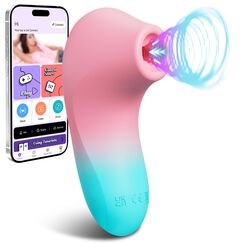Sauger Vibrator Sex Spielzeug für die Frau Extrem - LED Vibratorensets für Frauen Leise mit APP, Erotisches Sexspielzeug für Paare Extrem Sex mit 10 Starke Saugmodi & Vibration für Frauen Klitoris