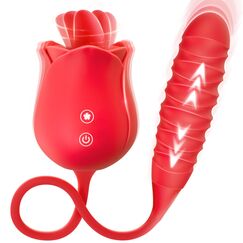 Gobeken Vibration für frauen Dildo Vibrator Sex Spielzeug für die Frau Paare mit 10 Stoßfunktions 10 Zungenlecken Vibration Sexspielzeug Vibratorensets für Frauen Klitoris Analvibrator Sex Toys