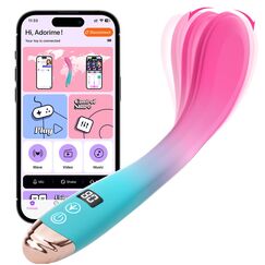 G-Punkt Vibratoren Sexspielzeug für Frau Solo - LED Vibratorensets für Frauen Klitoris Stimulator mit 9 * 9 Schwing & Vibration für Frauen Leise, Silikon Analdildo mit APP Sex Spielzeug für die Paare
