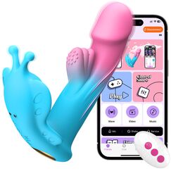Butterfly Vibrator Dildo Sex Toys - Vibration für Frauen mit 10 Pulsationsmodi & Vibrationsmodi Sex spielzeug für die Frau Vibratorensets für Frauen Klitoris Sex Spielzeug für die Paare Sexspielzeug