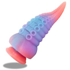 Realistischer Monster Silikon Dildo-8.3'' Big Anal Glowing Tentacle Dildo mit starkem Saugnapf, Octopus Huge Monster Thick Dildo für Frauen, Liquid Silicone Anal Plug Prostate Massager Adult Sex Toy