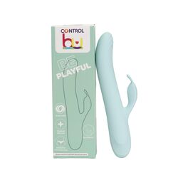 Control Bu Rabbit-Vibrator mit Schubeffekt-Bewegung und flexiblem Vibrationsarm - Be Playful