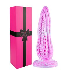 20*4.5cm Monsterdildo realistischer Fantasy tentakel Dildo gross für Männer Frauen, Drachendildo weich Silikon Tier großer dicker Dildo, breiter Analplug Oktopus Tentakel Alien Dildo für Sexspielzeug