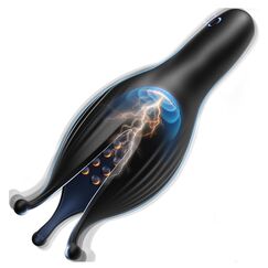 Tagnaff Penis Vibrator Masturbieren für Männer, 360° Verbessern Wickelstimulation Klitoris Eichelvibrator Sex Spielzeug für die Männer Paare, 10 Modi Masturbator Vibratoren Sex Sexspielzeug