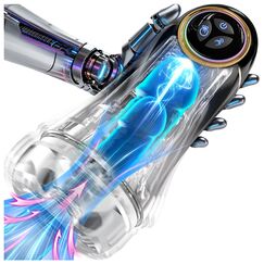 Masturbator Sex Spielzeug für die Männer mit 10 Saugmodi 10 Vibration Masturbieren für Männer, Tagnaff Upgrade Saug Penis Vibrator 3D Vibratorensets Sexspielzeug Solo Manuelle Cup-Masturbatoren