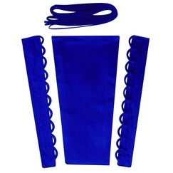 YCShun Damen Hochzeitskleid Reißverschluss verstellbare Passform Satin Korsett Zurück Kit Schnürung für Ballkleid, königsblau, 30.48 cm