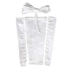 YCShun Damen Hochzeitskleid Reißverschluss verstellbare Passform Satin Korsett Zurück Kit Schnürung für Ballkleid - Elfenbein - 51 cm