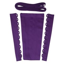 YCShun Damen Hochzeitskleid ReiÃŸverschluss verstellbare Passform Satin Korsett Zurück Kit Schnürung für Ballkleid - Violett - 25 cm