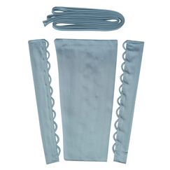 QRBTSCL Damen Hochzeitskleid, Reißverschluss, verstellbare Passform, Satin, Korsett am Rücken, Schnürschuh für Ballkleid, dusty blue, 14