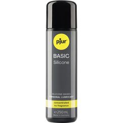 pjur BASIC Silicone - Silikon-Gleitgel ideal für Einsteiger - kondomgeeignet und nicht klebend - für Männer & Frauen (250ml)