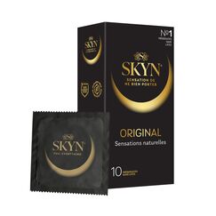 SKYN Original (10 Stuck) Latex Frei Kondome, unsere Originelle Kondome, die mit unsere Lubes verwendbar sind