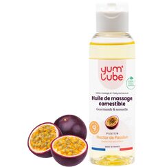 Yum'Lube | Sex & erotik massageöl öl für intimbereich & massage | Body oil mit passionsfruchtaroma | Massageöl öl intim geeignet als sexöl | Massage öl für sex & intimate moments