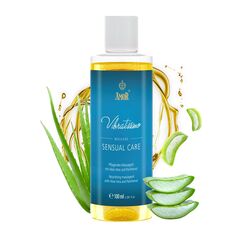 Vibratissimo Sensual Care 100 ml Massageöl - Pflegend mit Aloe Vera - Beruhigend, Feuchtigkeitsspendend, HautPflege & Gleitöl, Liebesöl