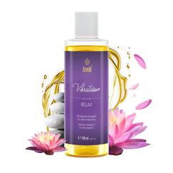 Vibratissimo Relax 100 ml Massageöl - Tief entspannende Duftmischung - Beruhigend, Stressabbau, Entspannung & Gleitöl, Liebesöl