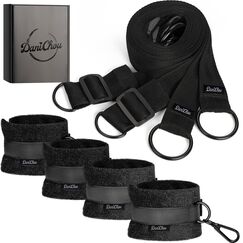 DaniChou Bettfesseln - FlexBind Sex Set | Fixierung am Möbelfuß | Sex Toys, Fesseln für Frau/Mann, BDSMS Fesseln Set BDSMS Toys, Bondageset Fessel Set, Sex Spielzeug für Paare