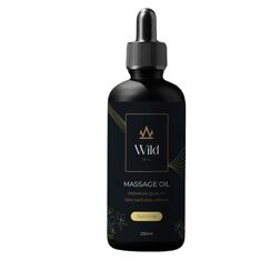 Wild Natürliches Massageöl – Feuchtigkeitsspendend & Trägeröl, Vegan & Hypoallergen, für Körperpflege, Muskelbehandlung & Aromatherapie, ideal nach dem Bad - 250ml