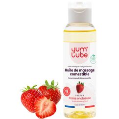 Yum'Lube | Sex & erotik massageöl öl für massage & intimate | Body oil mit erdbeere | Massageöl öl intim geeignet als sexöl | Massage oil für intimbereich & massage öl sex intimbereich