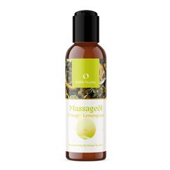 Baltic Beauty Exklusives Massageöl - Orange Lemongrass - Aromatisches Massageöl für sinnliche Massagen mit frischem Duft und pflegenden, natürlichen Inhaltsstoffen