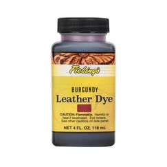 Fiebing's Lederfarbstoff, Herren, 50-2046-BU, burgunderfarben, 4 Ounces