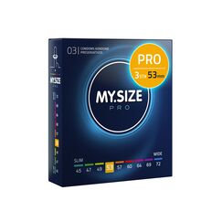 MY.SIZE PRO Kondom Größe 3, 53 mm, 3 Stück