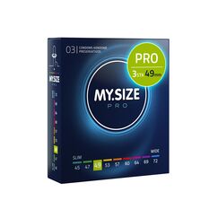 MY.SIZE PRO Kondom Größe 2, 49 mm, 3 Stück