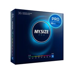 MY.SIZE PRO Kondom Größe 8, 72mm, 36 Stück