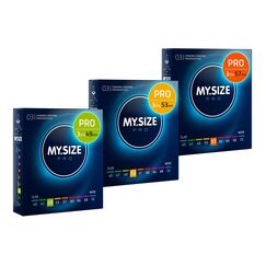 MY.SIZE PRO Kondomset Größe 2,3,4-49,53,57 mm, 3x3 Stück