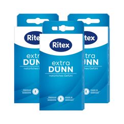 Ritex Extra dünn Kondome - natürliches Gefühl - für ein intensiveres Empfinden, 24 Stück, Made in Germany