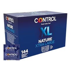 CONTROL NATURE XTRA LARGE Elastische Kondome Größe XL aus Naturlatex - 144 Stück