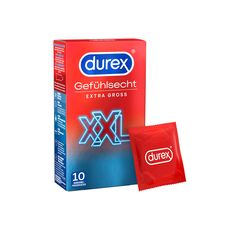 Durex Gefühlsecht Extra Groß Kondome 10 Stück