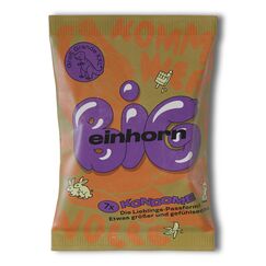 einhorn große Kondome I 7er Big I 7 Stück I XL-Größe 57 mm I vegane, hormonfreie Verhütung ohne Chemie I natürlicher Gleitfilm I nachhaltig und sicher