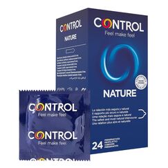 CONTROL NATURE Elastische Naturlatex-Kondome - 24 Stück.