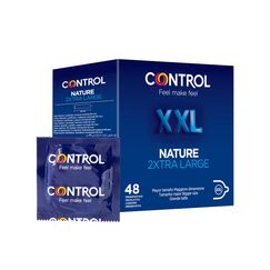 Control Nature XXL Kondome Doppelt Extra Groß Classic - 48 Kondome 2XL