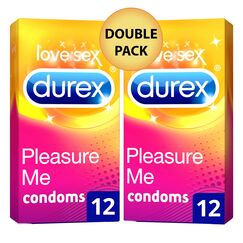 Durex Pleasure Me Kondome, gerippt und gepunktet