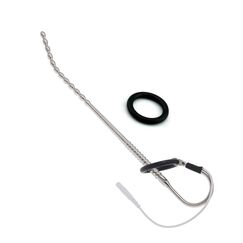 ZTHBYSB 275mm Super Lange Perlen Harnröhren Dilatator Electro Shock Harnröhrensonden Stangen Elektrische Stimulation Edelstahl Harnröhre Perlen Penis Plug SM Sex Spielzeug für Männer