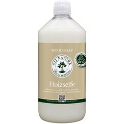 OLI-NATURA Holzseife 1 Liter - Natürliches Reinigungsmittel für geölte und gewachste Holzoberflächen - Ideal für Parkett, Holzmöbel und Treppen