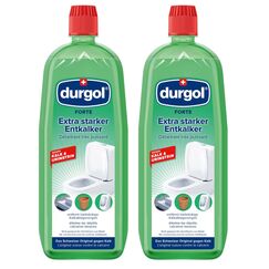durgol Forte extra starker Entkalker für Urinstein & Kalk (2x1000ml) - Urinsteinentferner & Kalkentferner für WC, Dusche, Spülkasten - Spezial Profi Kalkreiniger flüssig - Kalkstein Reiniger Toilette