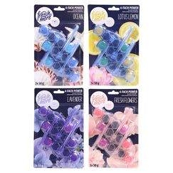 Fresh & More WC-Duftspüler Mix Paket 12x 50g Toiletteneinhänger (4er Pack)