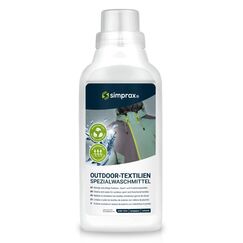simprax® Funktions- & Outdoorbekleidung Waschmittel als Vorbereitung für wirkungsvolle Imprägnierung I erneuert Atmungsaktivität und effektiv gegen Schmutz, Pflanzenbasiert, Hautverträglich