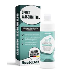 BactoDes - bWash Sportwaschmittel 1L flüssig für Sportbekleidung gegen Schweiß - Probiotisches Flüssigwaschmittel mit Frischeduft - Sportwaschmittel ideal für Outdoor-, Sport- & Funktionskleidung