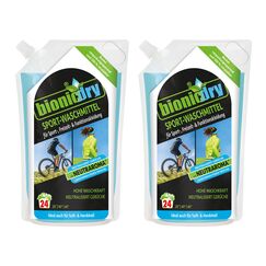 bionicdry Sport-Waschmittel 2er Pack hygienische schonende Reinigung für Outdoor-, Sport- und Funktionskleidung mit Neutraroma® Technologie, für Textilien aus Membran-Gewebe, Fleece und Lycras