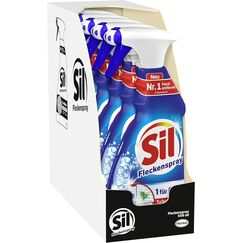 Sil 1 für Alles Complete Action Fleckenspray, 5 x 500 ml, Fleckenentferner, für alle Flecken, Farben und Temperaturen