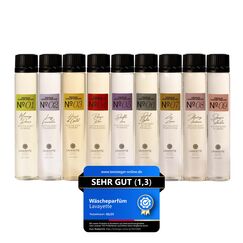 Lavayette Premium - Wäscheparfüm Testpaket - Duft für Kleidung, Bettwäsche, Leinen, Bettwäsche, Flüssigkeit - Geruchsentferner, Wäscheduft - 9x25 ml