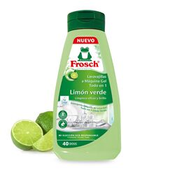 Frosch - Gel für die Maschine, alles in 1 mit grüner Zitrone, Reinigung und Glanz, ohne Mikroplastik und tierische Bestandteile, 40 Dosen - 650 ml