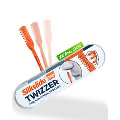 Silkslide® One TWIZZER - Nasenhaarschneider - Kompaktes Reiseetui - Twist & Trim - Japanische Premium-Klingen - Ohne Strom oder Batterien