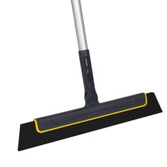 Yocada Bodenwischer Wasserabzieher 51in Besen Perfekt für Dusche Badezimmer Küche Home Fliesen Tierhaar Pelz Boden Marmor Glasfenster Wasserschaum Reinigung Lang verstellbar Abnehmbarer Griff