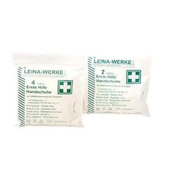 LEINAWERKE 43010 Erste Hilfe-Handschuhe Beutel à 2 Stk.